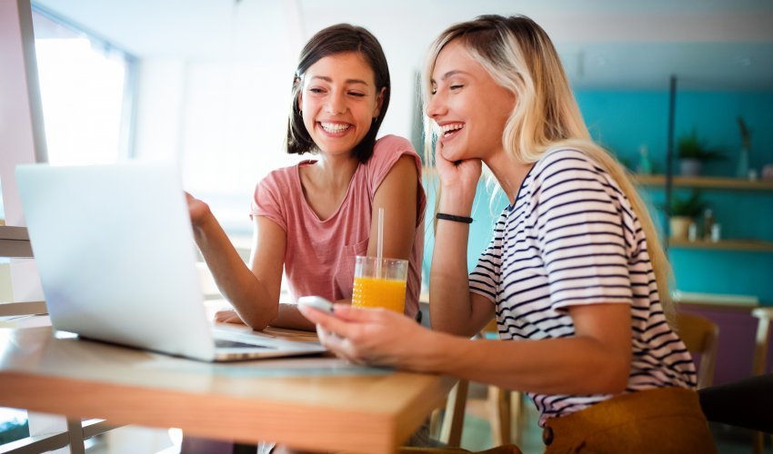 Happy Young Women Friends Having Fun Together Wor 2021 08 29 19 24 01 Utc