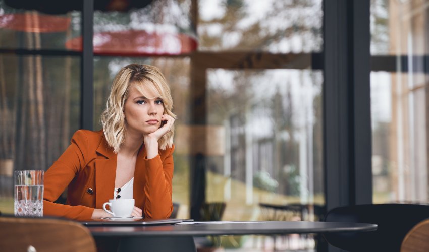 Dejected Caucasian Female At The Office Desk 2021 09 03 15 36 01 Utc